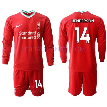 Barn Fotballdrakter Liverpool Henderson 14 Hjemme Jordan 2020-21 Langermet
